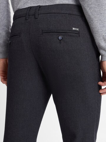 Finshley & Harding Regular Broek 'Dylan' in Blauw