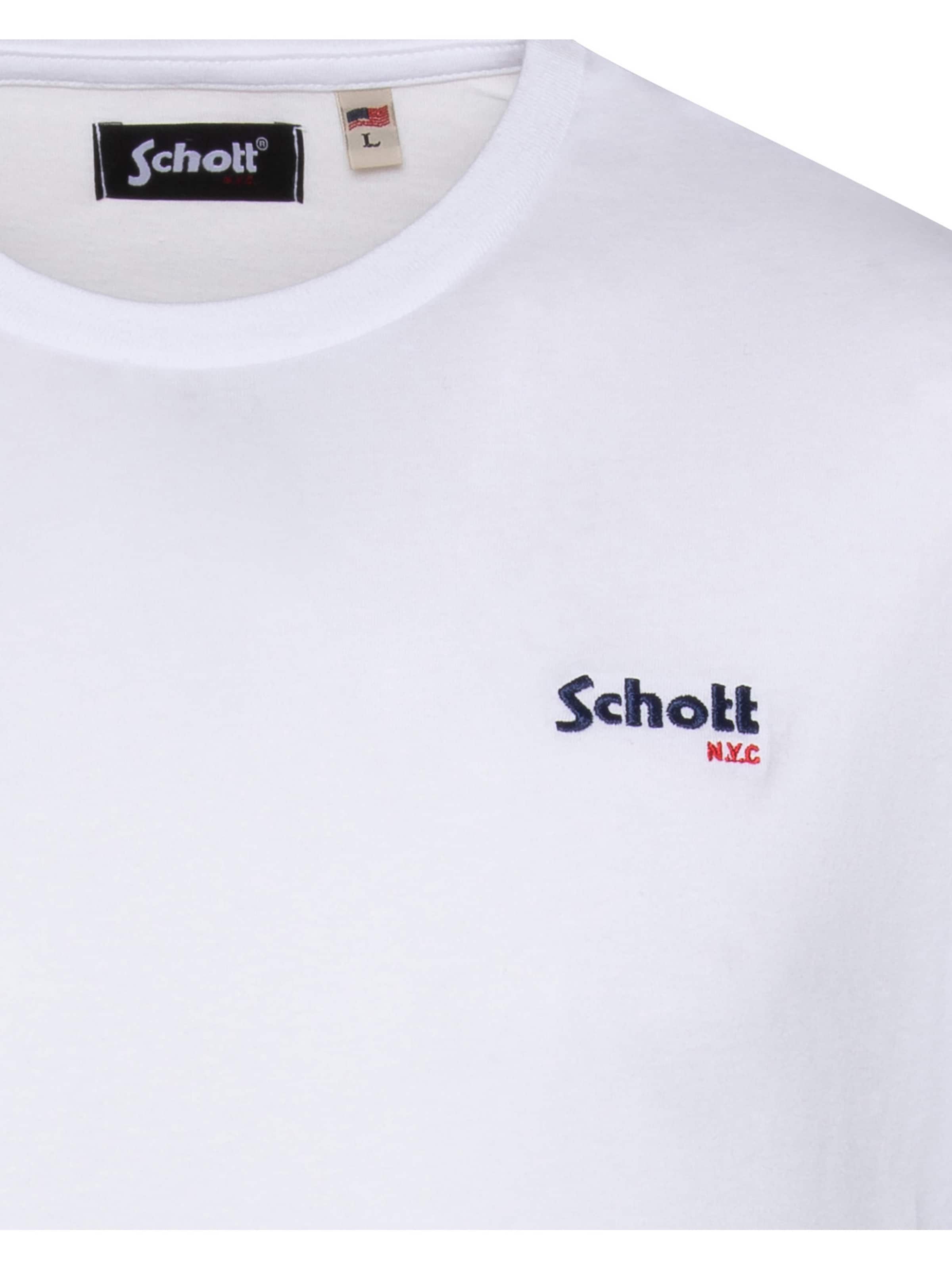 Schott NYC Shirt in White