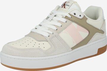 Calvin Klein Jeans - Zapatillas deportivas bajas en blanco: frente