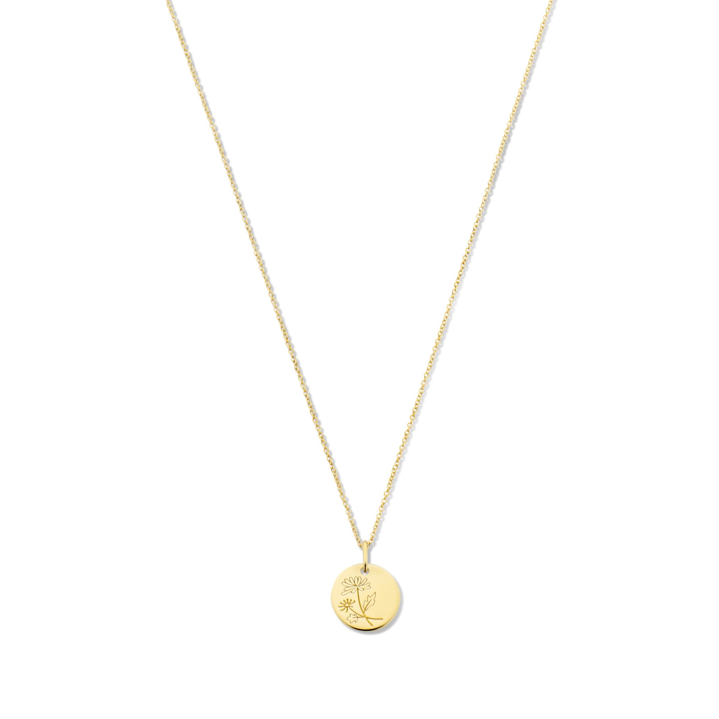 Violet Hamden Necklace in Gold: front