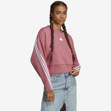 ADIDAS SPORTSWEAR Sportsweatshirt 'Future Icons 3-Stripes' in Pink