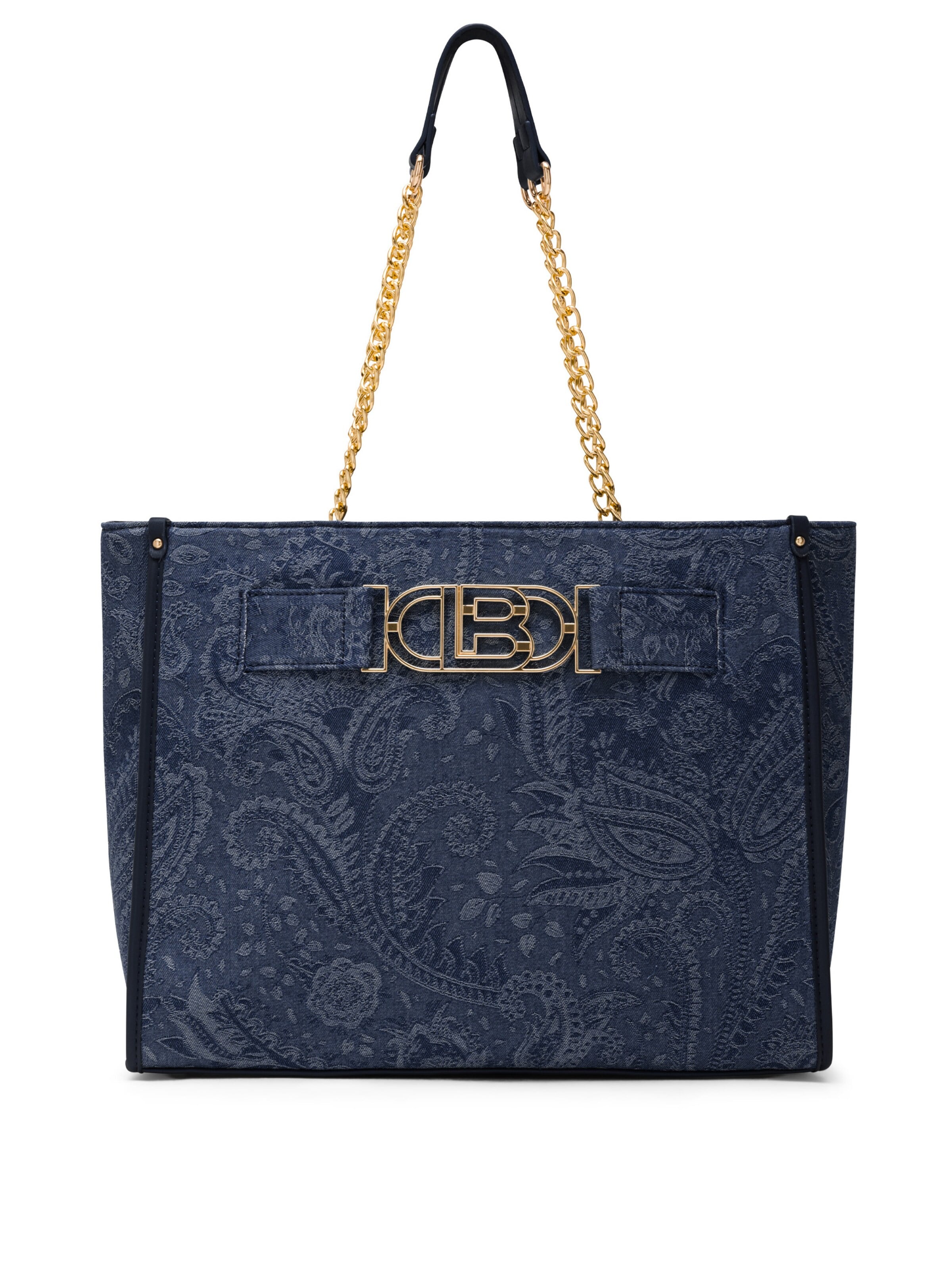 Borsa a spalla 'Magby 2' di Laura Biagiotti in blu: frontale