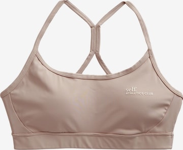 Bustier Soutien-gorge self. en gris : devant