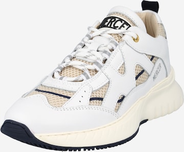 Mercer Amsterdam - Zapatillas deportivas bajas 'The Jupiter' en blanco: frente