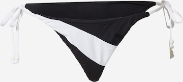 Seafolly Bikini Bottoms 'Slice Of Splice' in Black: front