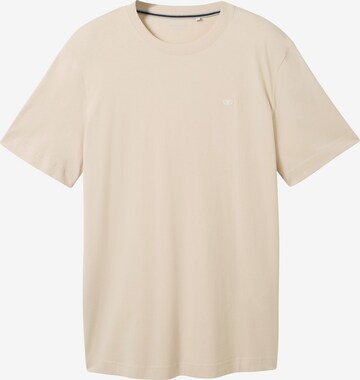 T-Shirt TOM TAILOR en beige : devant