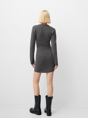 Bershka Knit dress in Grey