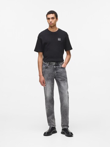 KARL LAGERFELD JEANS Slimfit Jeans in Schwarz: Vorderseite