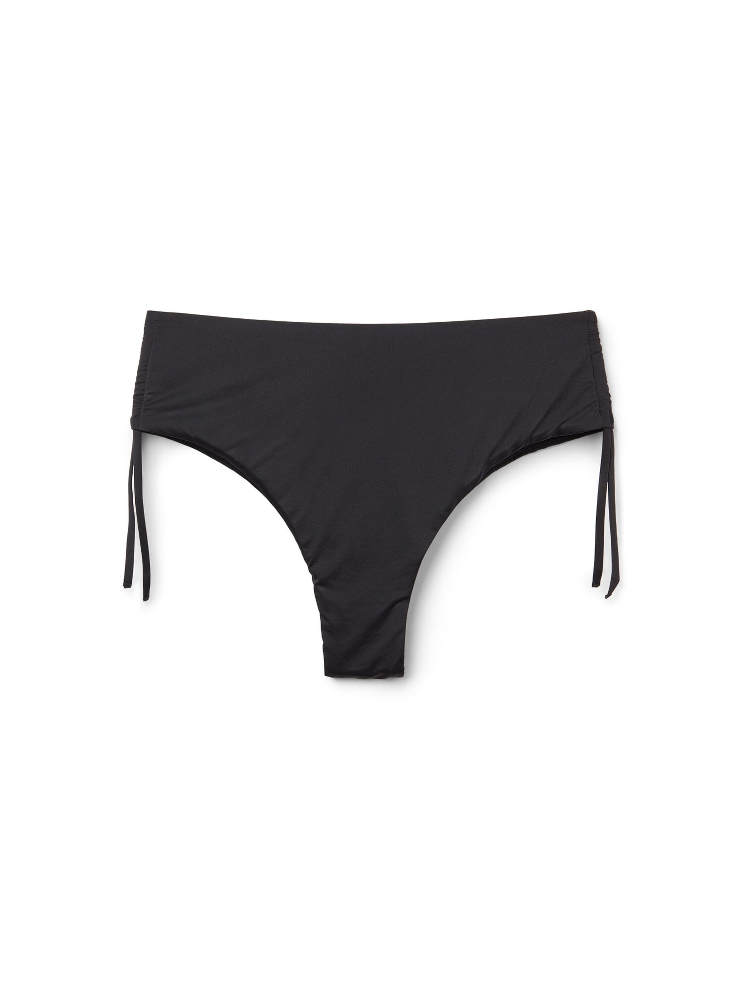 Tezenis Bikini Bottoms in Black: front