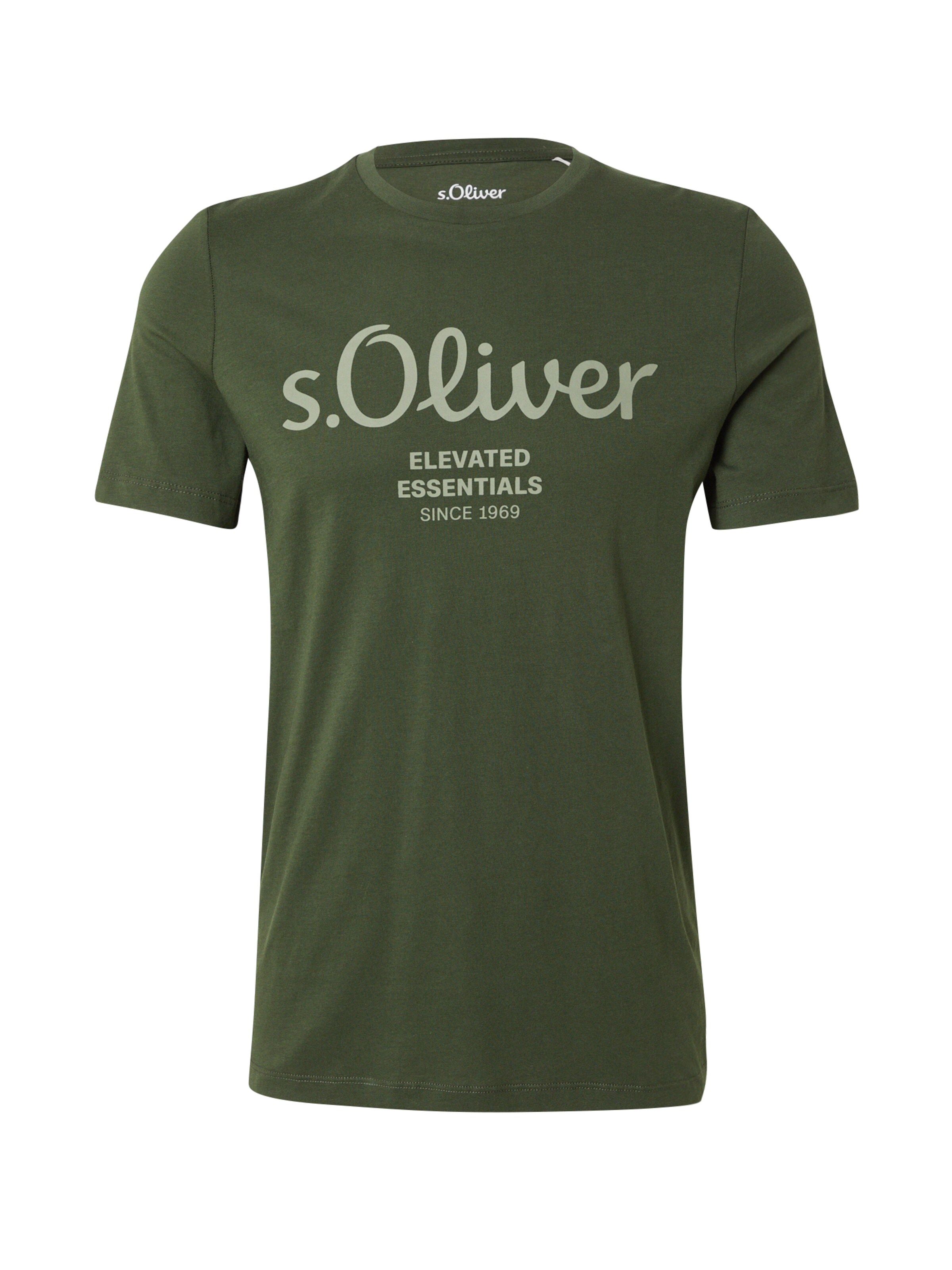s.Oliver Shirt in Groen: voorkant