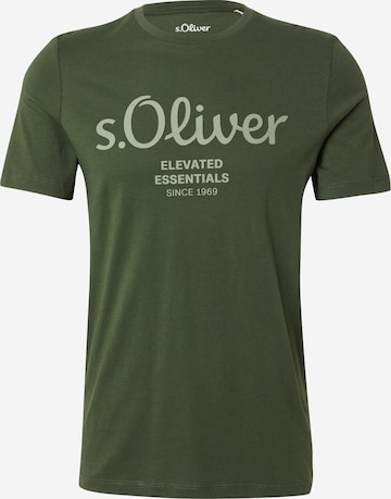 s.Oliver Shirt in Grün: Vorderseite