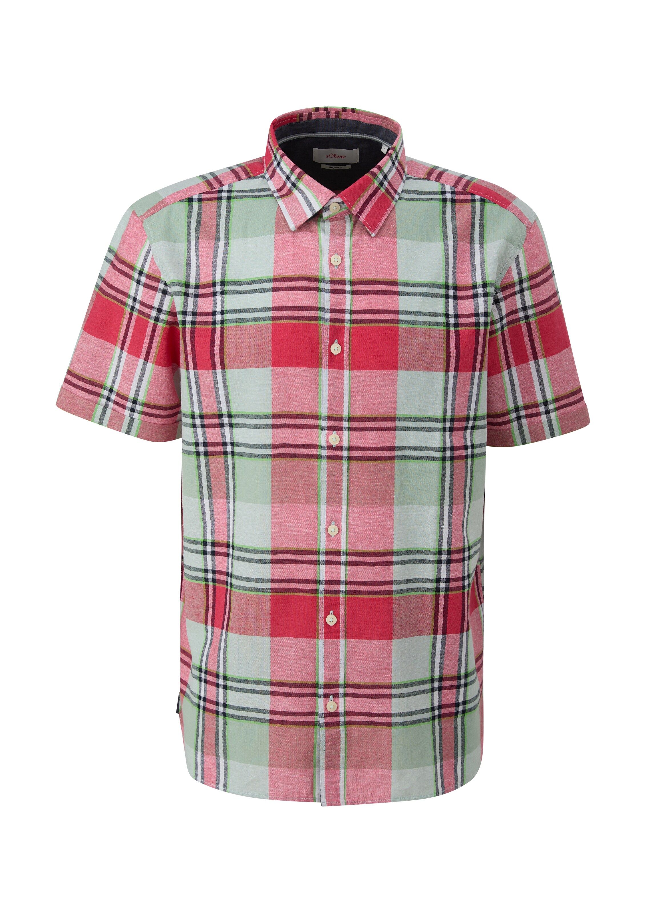 s.Oliver Overhemd in Rood: voorkant