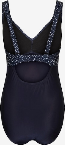 MAMALICIOUS Bustier Badeanzug 'New Mynthe' in Blau