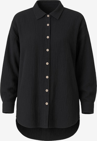 WENOR Oversized bluse 'LAYNA' i sort: forside