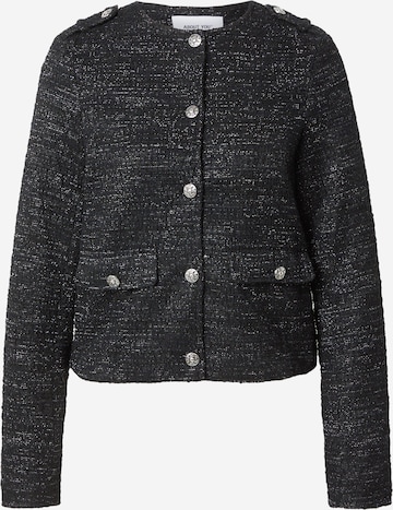 ABOUT YOUPrijelazna jakna 'Caya' - crna boja: prednji dio