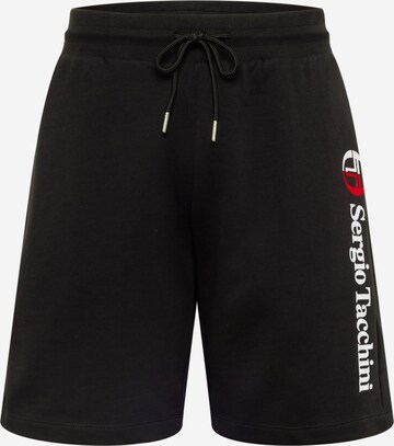 Regular Pantaloni sport 'NEW IBERIS' de la Sergio Tacchini pe negru: față
