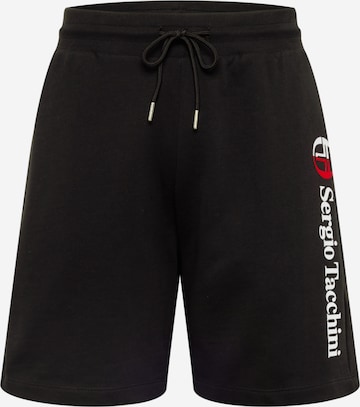 Sergio Tacchini Workout Pants 'NEW IBERIS' in Black: front