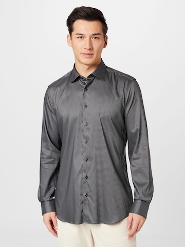 ETERNA Regular Fit Skjorte i grå: forside