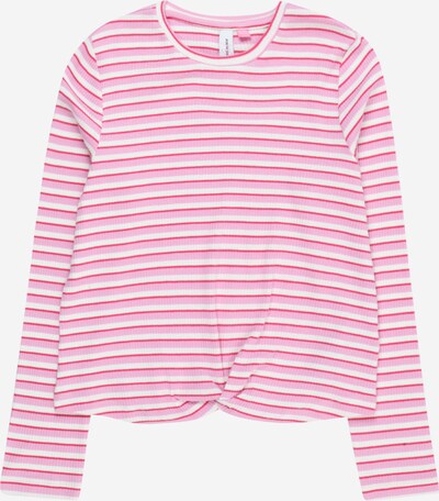 Vero Moda Girl Shirt 'VIOFRANCIS' in fuchsia / rosa / weiß, Produktansicht