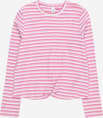 Vero Moda Girl Shirt 'VIOFRANCIS' in Pink: front