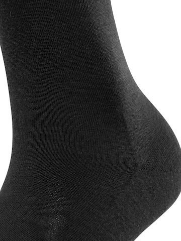 FALKE Knee High Socks 'Softmerino' in Black