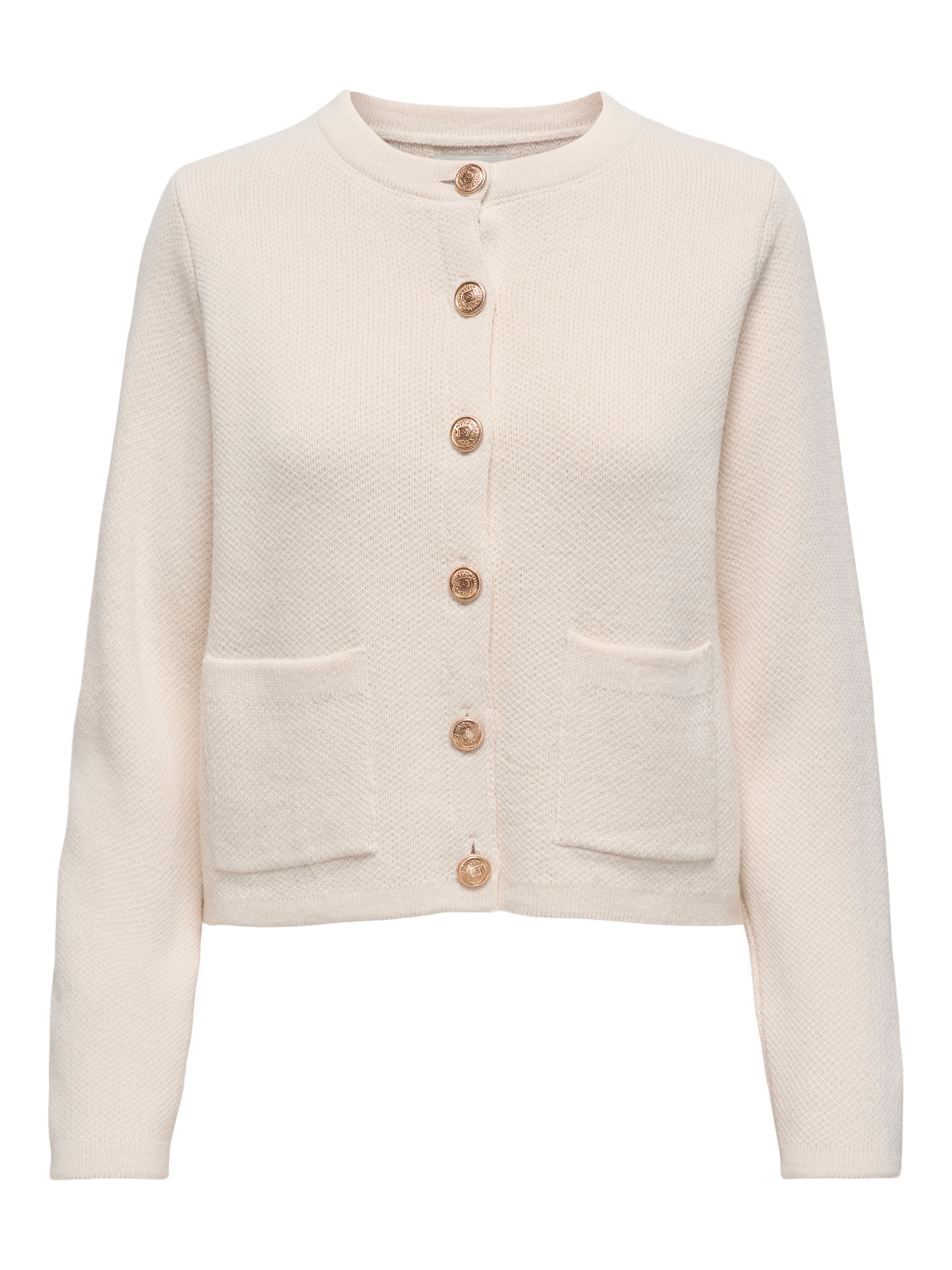 JDY Knit Cardigan &#x27;Kim&#x27; in Beige: front