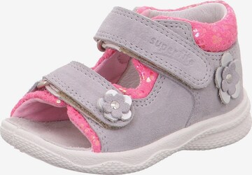 Sandales 'Polly' SUPERFIT en gris : devant