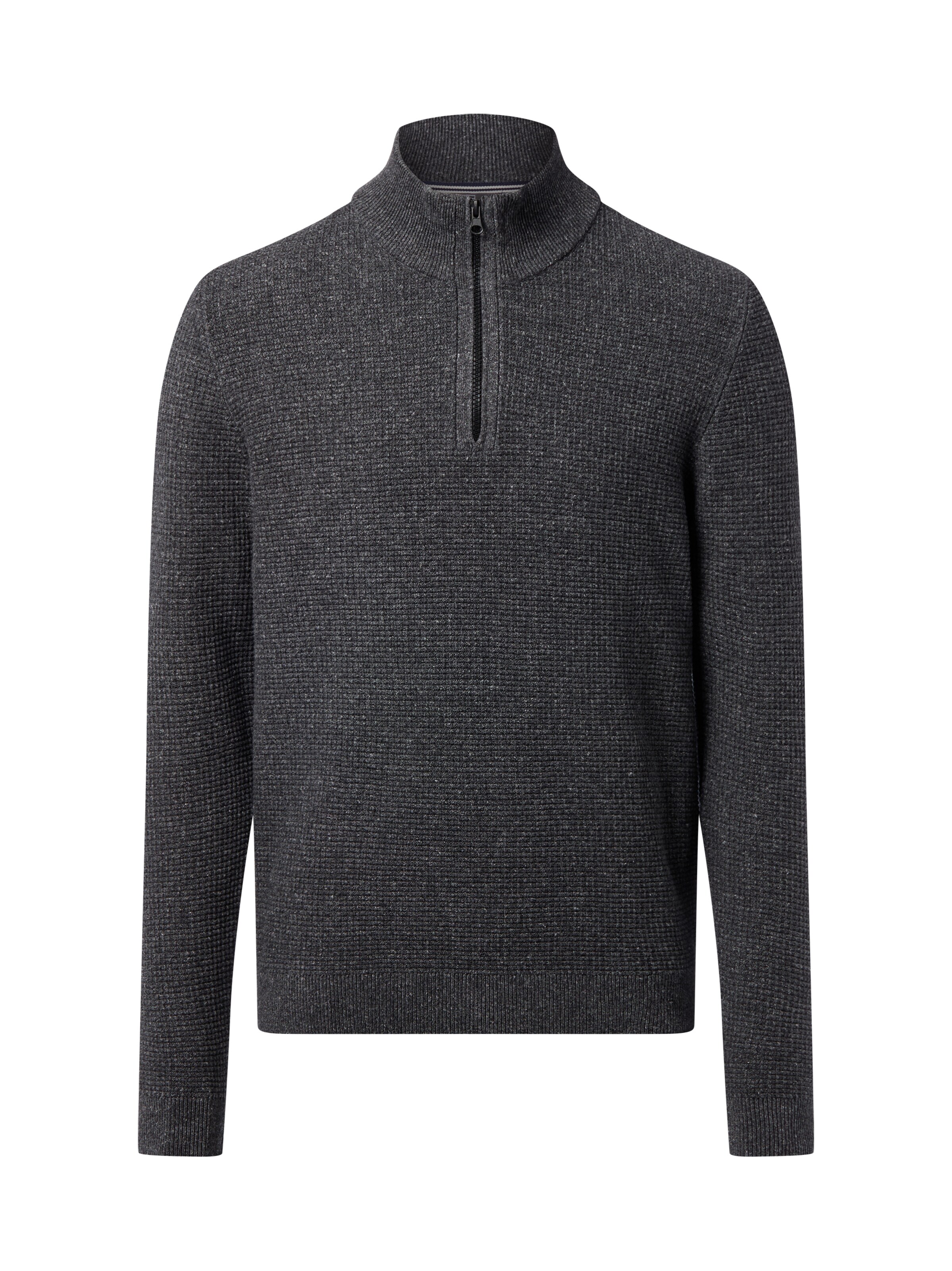 Pull-over Nils Sundström en noir : devant