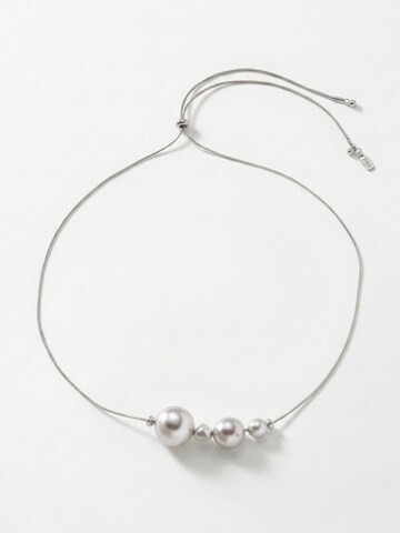 DNSK Copenhagen Ketting 'SIGNE' in Zilver: voorkant