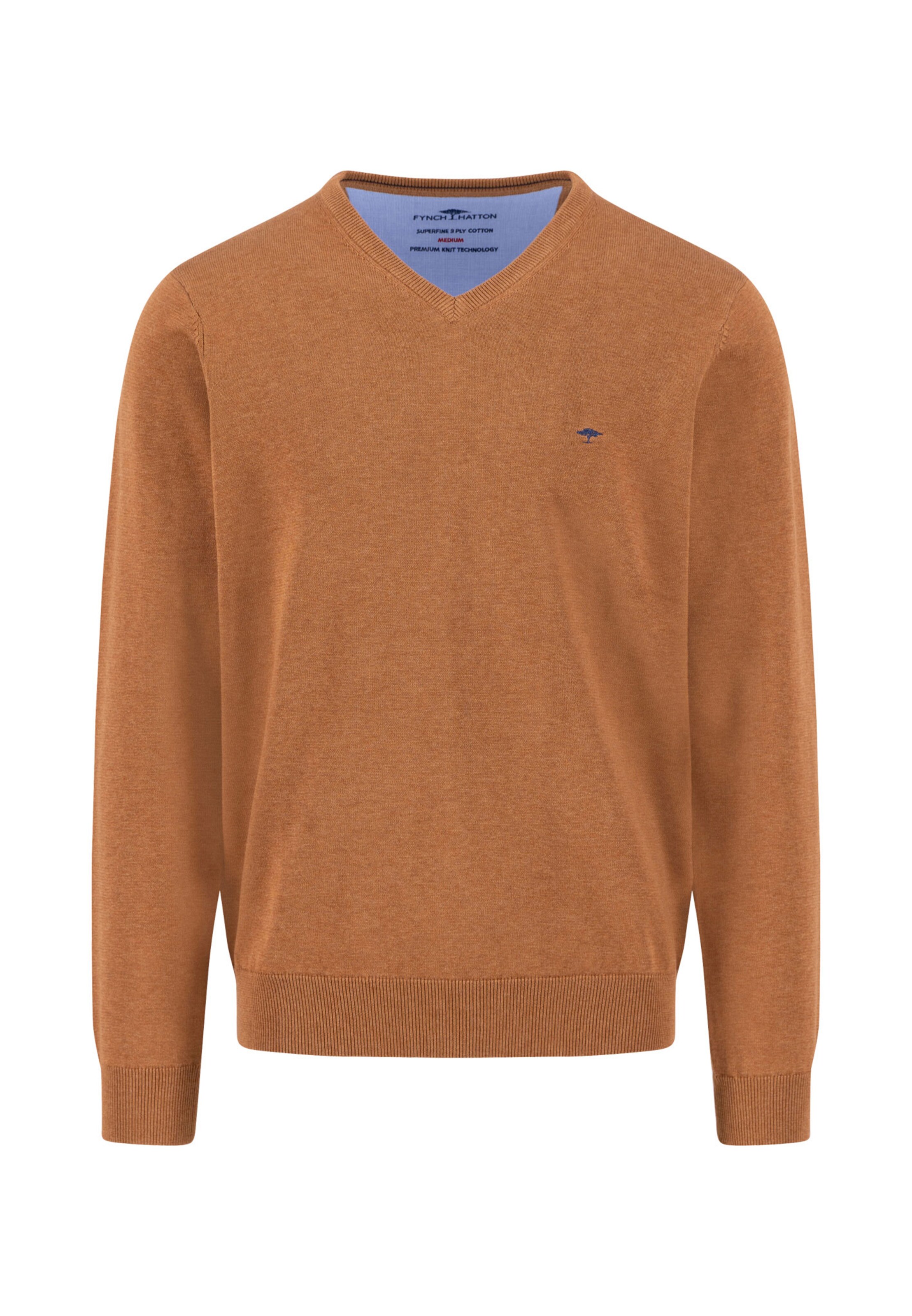 FYNCH-HATTON Sweater in Brown: front