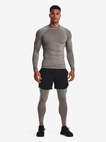 UNDER ARMOUR Skinny Sportunterhose in Grau