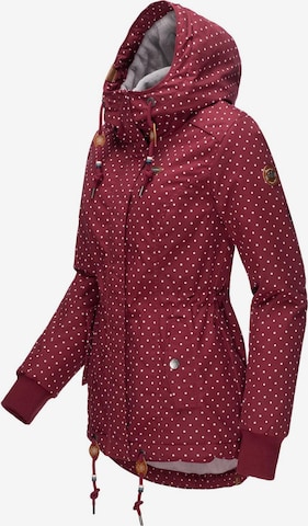 Ragwear Winter Jacket 'Danka' in Red