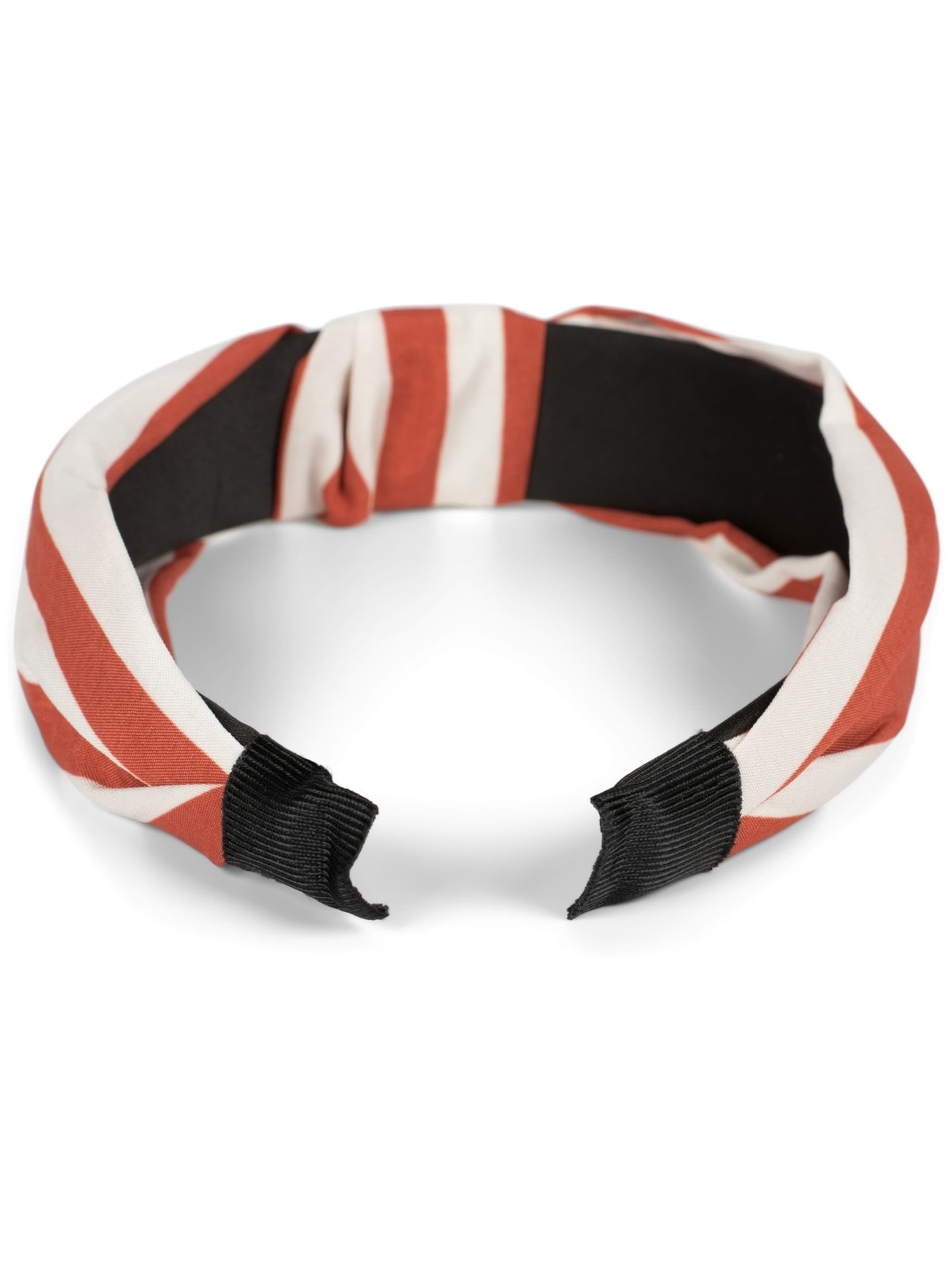 styleBREAKER Hair Jewelry 'Haarreif mit Streifen Muster' in Brown