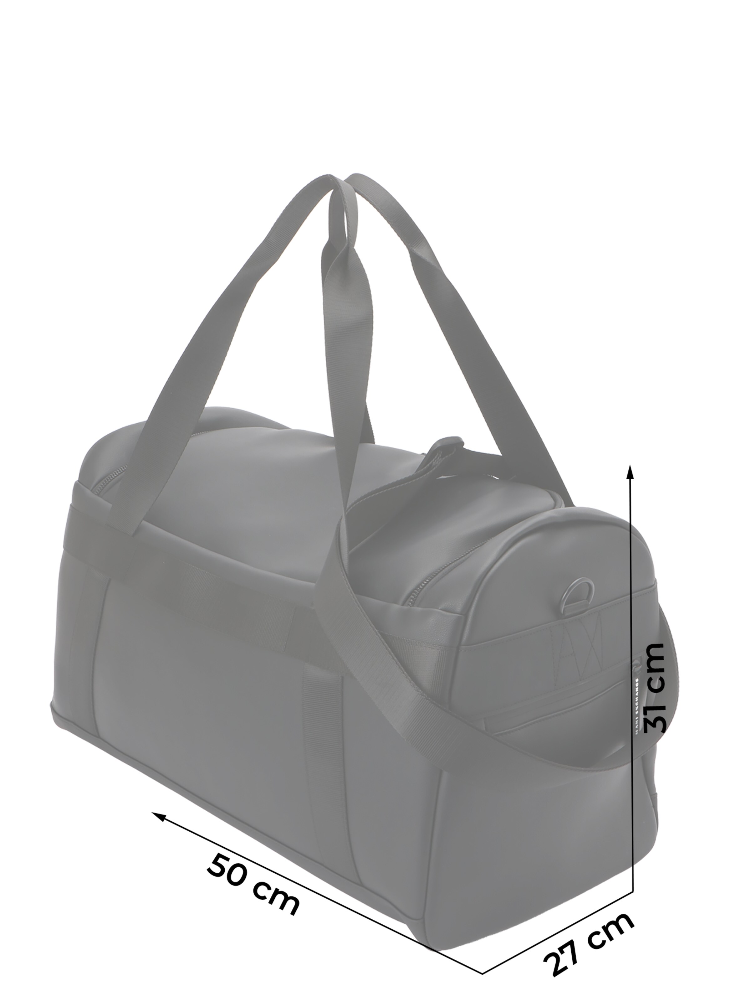 ARMANI EXCHANGE Дорожная сумка 'HOLDALL' в Черный