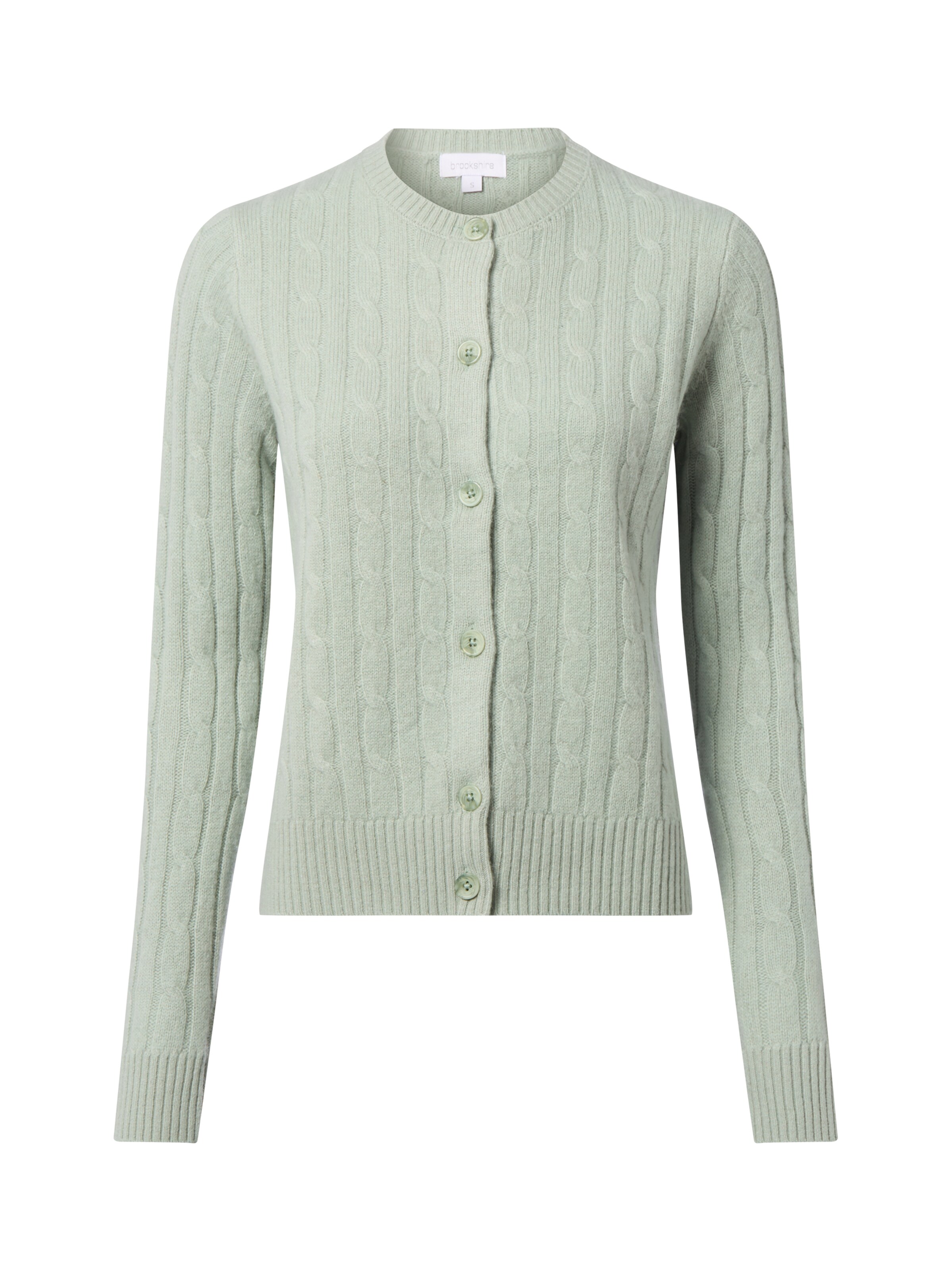 Brookshire Strickjacke in Grün: Vorderseite