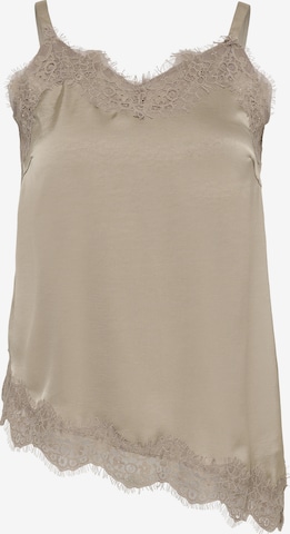 KAFFE CURVE Blouse 'Janie' in Beige: front