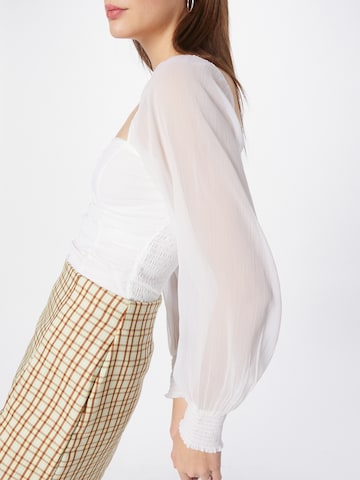 HOLLISTER Blouse 'EMEA' in White