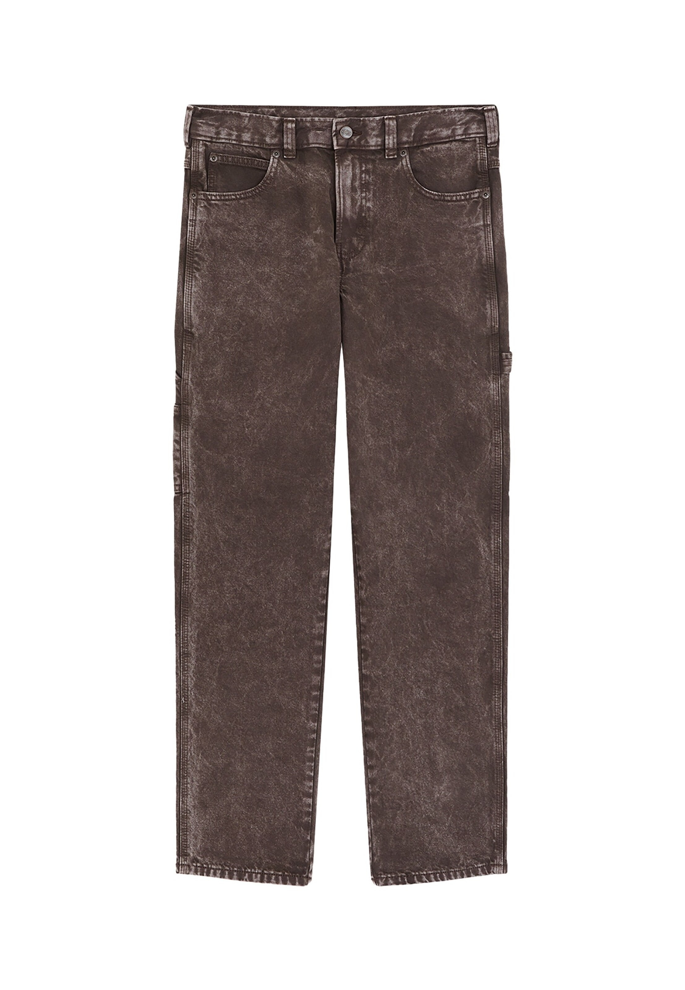 DICKIES Jeans 'CARPENTER ' in 30/32 in de kleur Donkerbruin / Gemengde kleuren, Productweergave