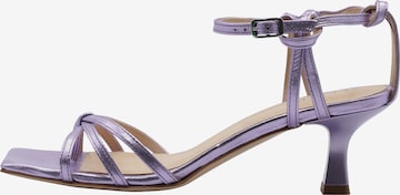 FELIPA Sandalen met riem in Lila: voorkant