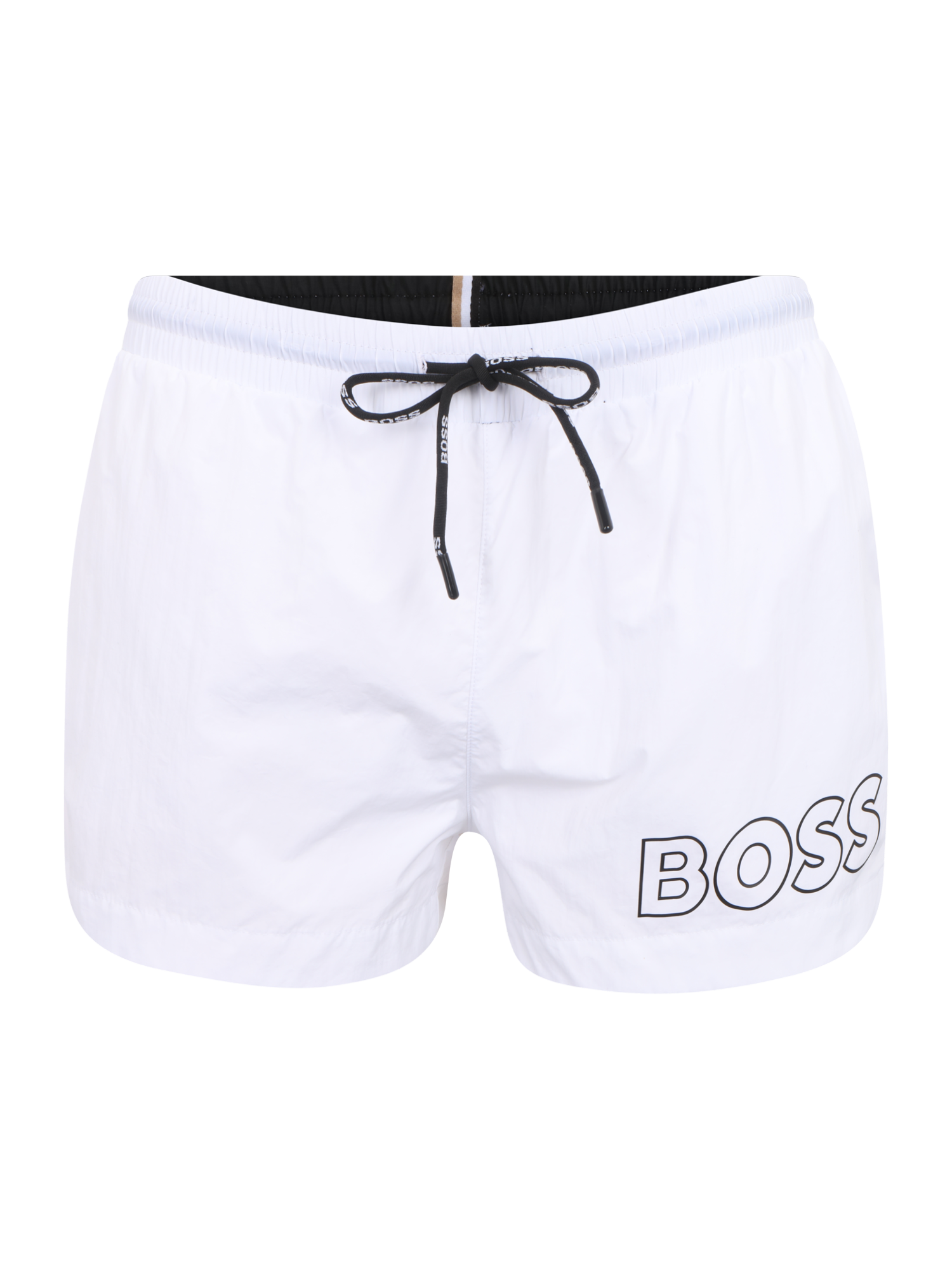 Abbigliamento Uomo BOSS Casual Pantaloncini da bagno in Bianco Naturale 
