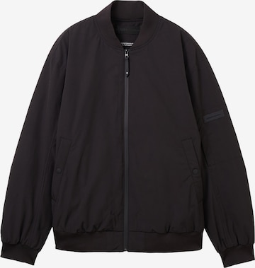 TOM TAILOR Between-Season Jacket in Black: front