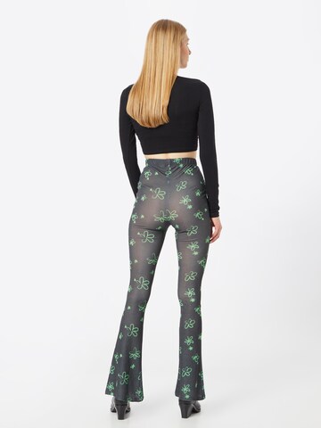 Nasty Gal Flared Pants in Black