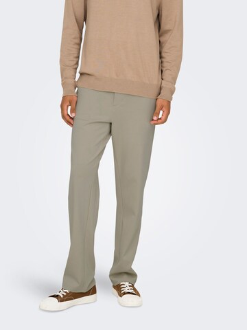 regular Pantaloni chino 'ONSMark' di Only & Sons in verde: frontale