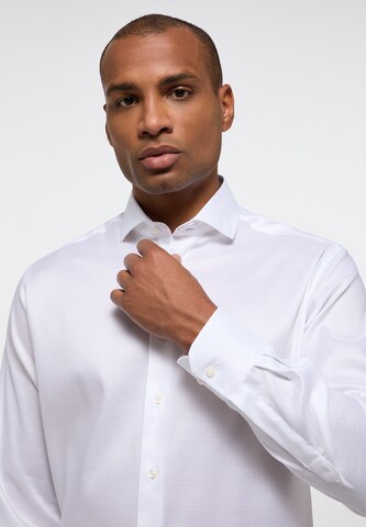 ETERNA Slim fit Button Up Shirt in White