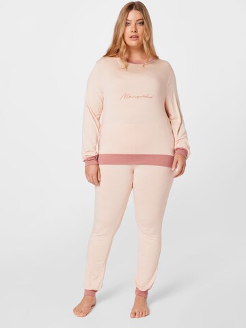 Missguided Plus Hausanzug in Pink: front