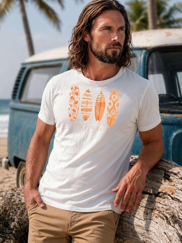 Neverless Shirt 'Long Beach' in White