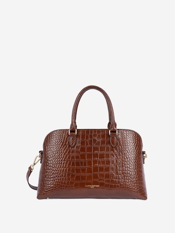 LANCASTER Paris Schoudertas 'Lancaster Sac demi lune Zippé L Exo 524-114 Châtaigne' in Bruin: voorkant