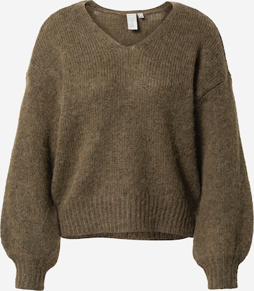 Pull-over Y.A.S en marron : devant