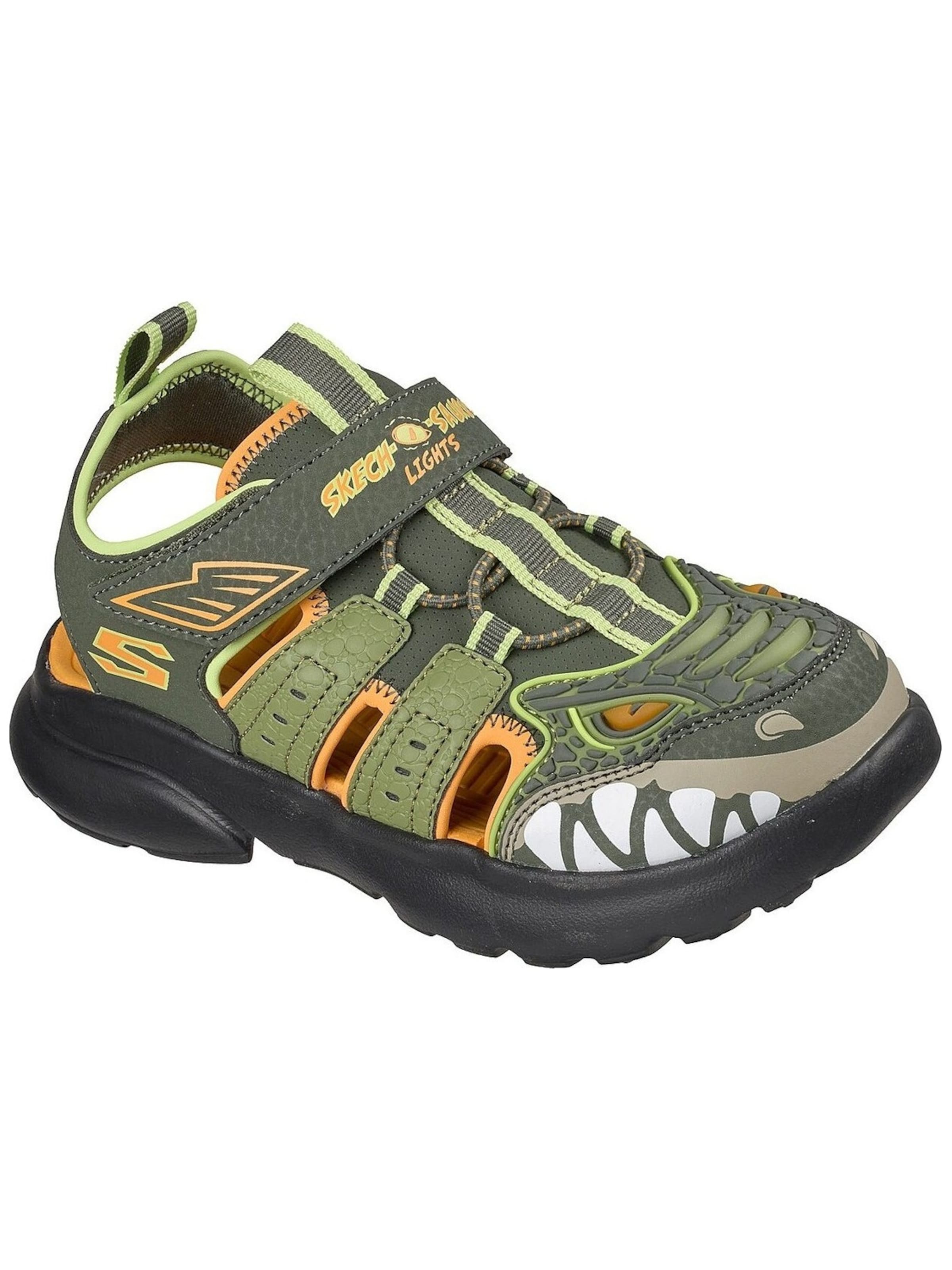 Calzatura aperta 'Razor Splash-Raptor Quest' di SKECHERS in verde: frontale