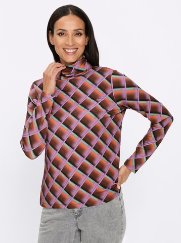 T-shirt heine en violet : devant